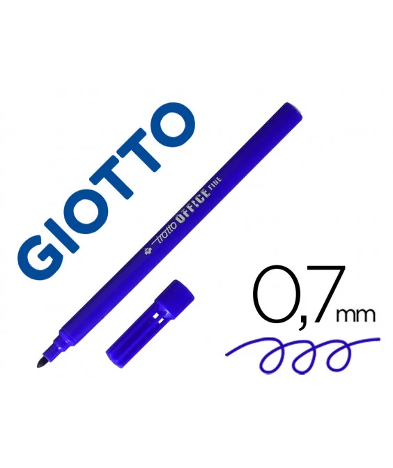 Marcador de Feltro Giotto Tratto Office Fine 0,7 Ponta de Fibra Azul Marcador de Feltro Giotto Tratto Office Fine 0,7 Ponta de Fibra Azul