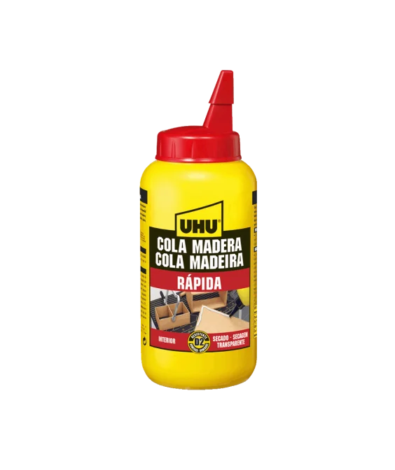 Cola UHU para Madeira Rápida 250g 38405 Cola UHU para Madeira Rápida 250g 38405