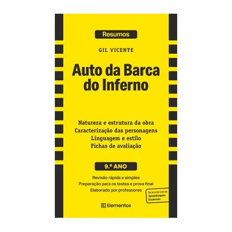 Resumos - Auto da Barca do Inferno - Gil Vicente - 9.º ano