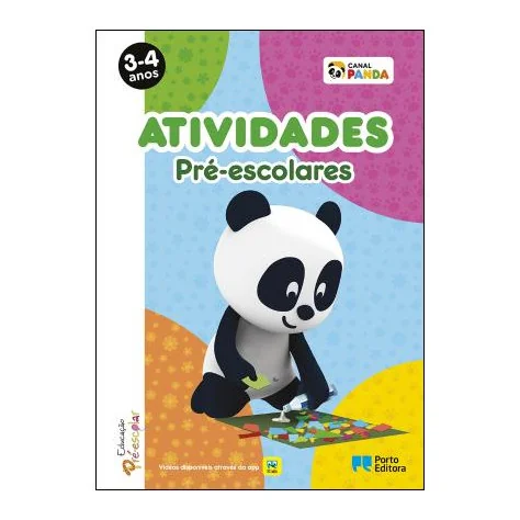 Atividades Pré-escolares Panda - 3-4 anos