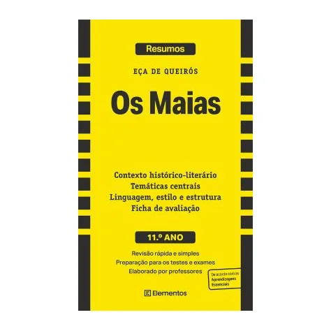Resumos - Os Maias, de Eça de Queirós - 11.º Ano Resumos - Os Maias, de Eça de Queirós - 11.º Ano
