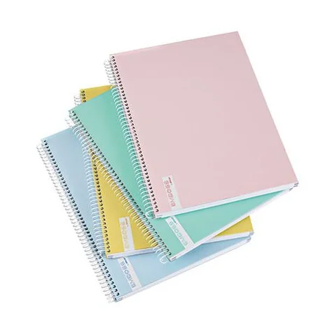 Caderno A4 C/Argolas Capa Dura Bandas 120fls/70g Pautado St EMBOSS SC Ancor Cor Sortida Caderno A4 C/Argolas Capa Dura Bandas 120fls/70g Pautado St EMBOSS SC Ancor Cor Sortida