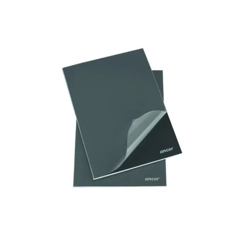 Caderno Capa Preta Plástica A4 Quadriculado 80fls/60grs Caderno Capa Preta Plástica A4 Quadriculado 80fls/60grs