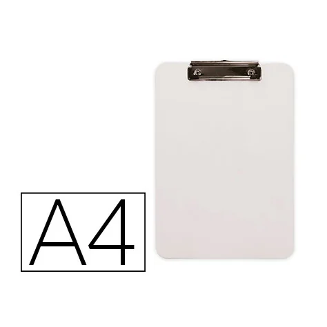 Prancheta Porta Notas Q-Connect Plástica 2,5mm C/Mola Metálica A4 Branca Prancheta Porta Notas Q-Connect Plástica 2,5mm C/Mola Metálica A4 Branca