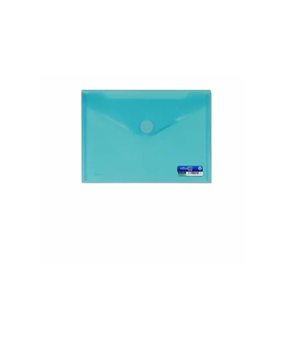 Envelope em Plástico A5 c/ Velcro 90426 Azul Envelope em Plástico A5 c/ Velcro 90426 Azul