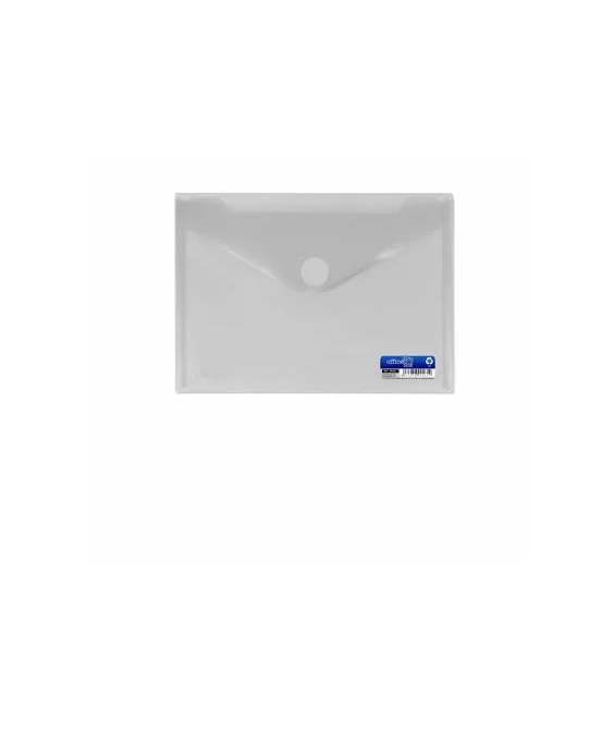 Envelope em Plástico A5 c/ Velcro 90461 Branco Envelope em Plástico A5 c/ Velcro 90461 Branco