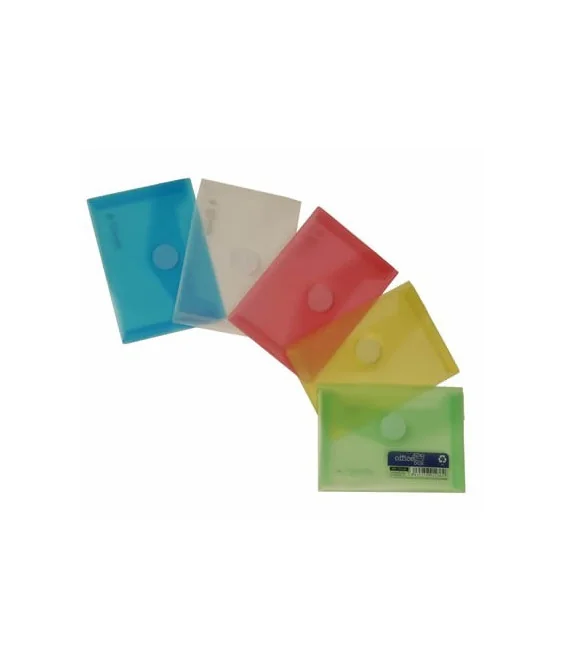 Envelope em Plástico A7 c/ Velcro 91226 Azul Envelope em Plástico A7 c/ Velcro 91226 Azul