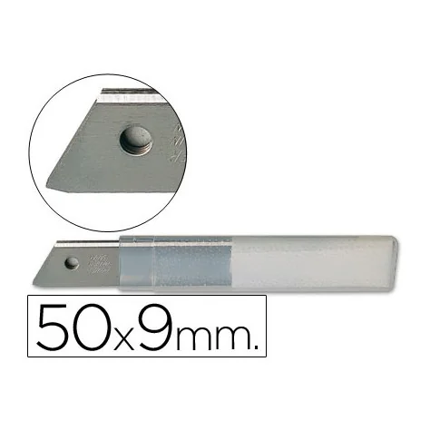 Tubo c/10 Lâminas p/ X-Acto Estreito 9mm KF-14757 Tubo c/10 Lâminas p/ X-Acto Estreito 9mm KF-14757