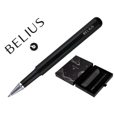 Conjunto Estojo Imitação Pele e Caneta Roller Belius Space B Preto em Caixa Design Conjunto Estojo Imitação Pele e Caneta Roller Belius Space B Preto em Caixa Design