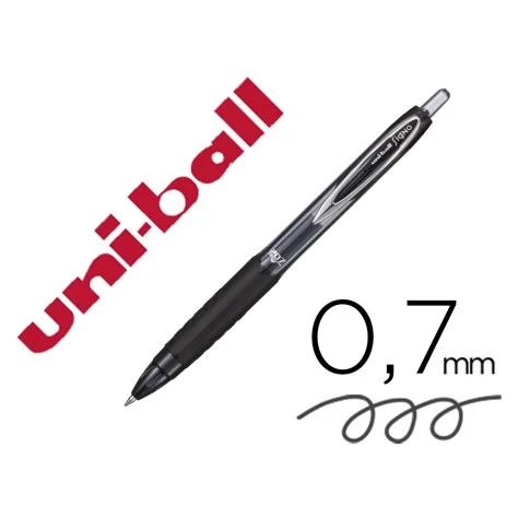 Esferográfica Gel Uniball Retractil UMN-207 Preto Esferográfica Gel Uniball Retractil UMN-207 Preto