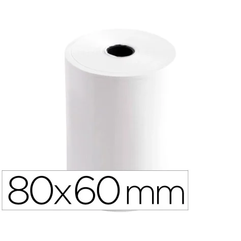 Pack 10 Rolos Papel Branco Térmico p/ Máquina 80x60x11 Pack 10 Rolos Papel Branco Térmico p/ Máquina 80x60x11