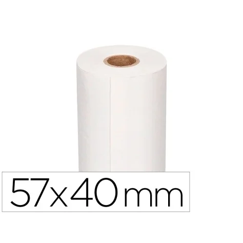 Pack 10 Rolos Papel Branco Térmico p/ Máquina 57x40x11 (Multibanco) Pack 10 Rolos Papel Branco Térmico p/ Máquina 57x40x11 (Multibanco)