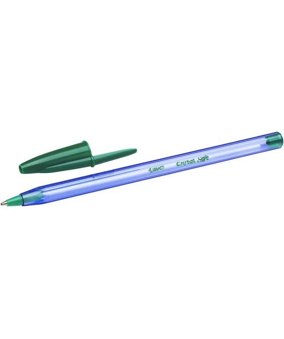 Esferográfica BIC Cristal Soft Verde Esferográfica BIC Cristal Soft Verde