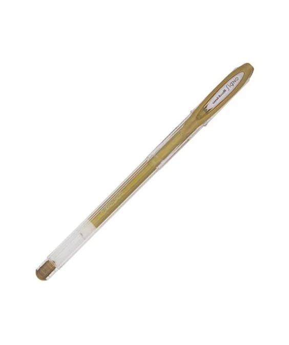 Esferográfica Gel Uni-ball UM-120 Metalizado Ouro Esferográfica Gel Uni-ball UM-120 Metalizado Ouro