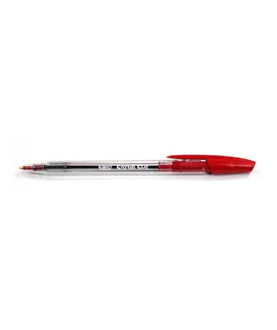 Esferográfica Retrátil BIC Cristal Clic Vermelho Esferográfica Retrátil BIC Cristal Clic Vermelho