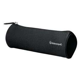 Estojo Escolar Liderpapel Classic Cilindrico Largo 210x70mm Preto