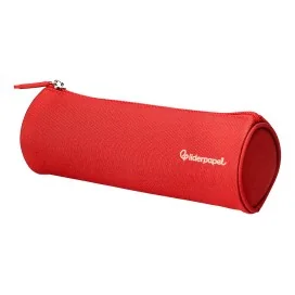 Estojo Escolar Liderpapel Classic Cilindrico Largo 210x70mm Vermelho