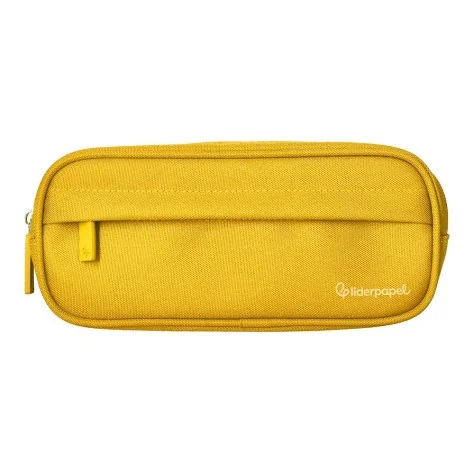 Estojo Escolar Liderpapel Classic Oval 2 Fechos C/ Bolso Frontal 210x90mm Amarelo Estojo Escolar Liderpapel Classic Oval 2 Fechos C/ Bolso Frontal 210x90mm Amarelo