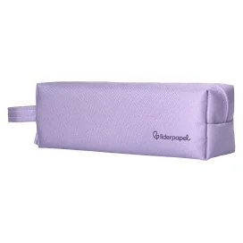 Estojo Escolar Liderpapel Classic Retangular C/Asa 210x70mm Lilás