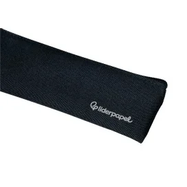 Estojo Escolar Liderpapel Plano Estreito C/Fecho 200x60mm Preto