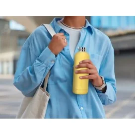 Garrafa Antartik Isotermica Aço Inoxidavel Livre de BPA 500ml Amarela