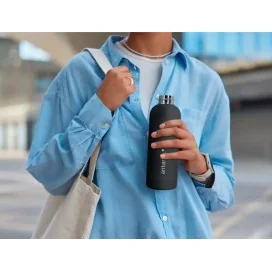 Garrafa Antartik Isotermica Aço Inoxidavel Livre de BPA 500ml Preta