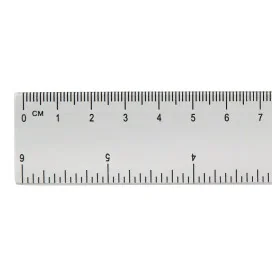 Régua Plástica Cristal Transparente Liderpapel 15cm