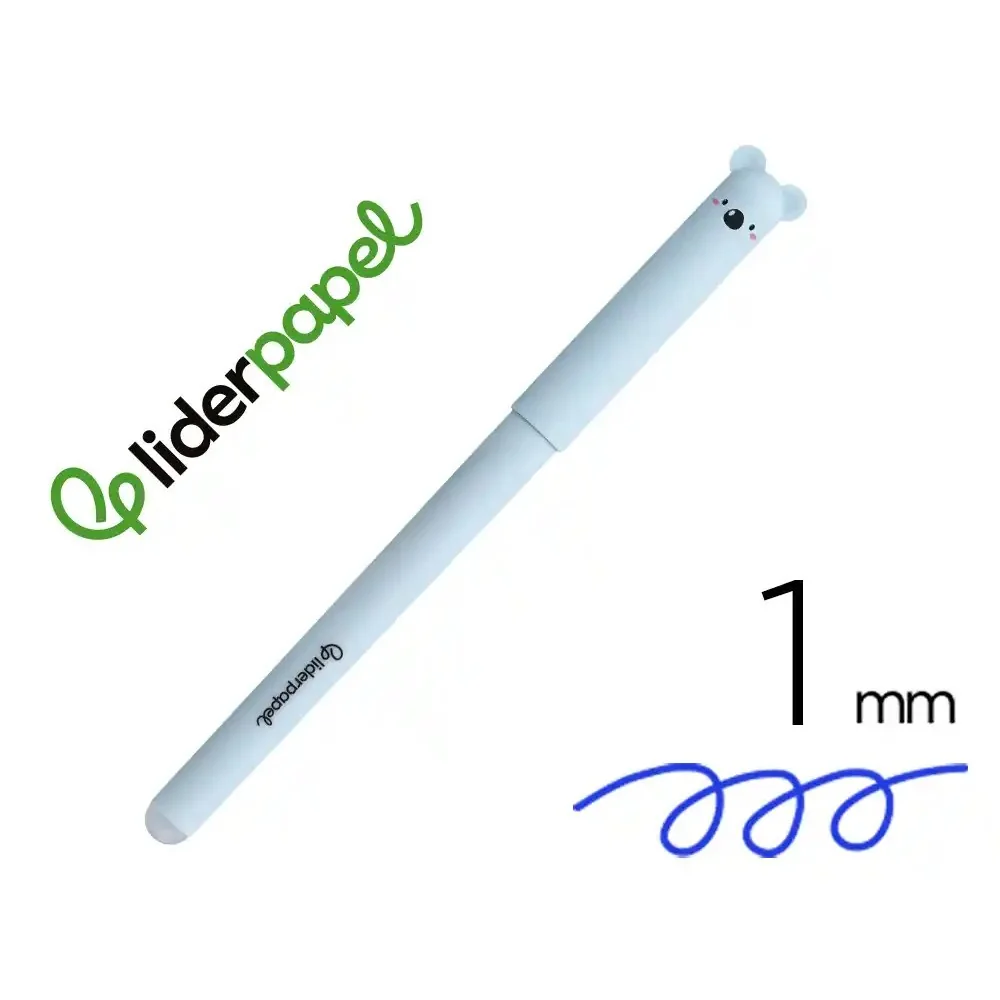 Esferográfica Fantasia Liderpapel Animal Town Apagável Tinta Azul Koala