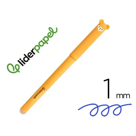 Esferográfica Fantasia Liderpapel Animal Town Apagável Tinta Azul Macaco Esferográfica Fantasia Liderpapel Animal Town Apagável Tinta Azul Macaco