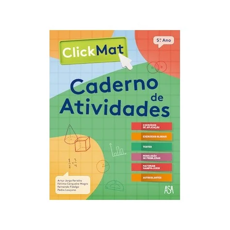 9789892352961 - ClickMat 5 - Matemática - Caderno de Atividades