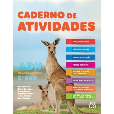 9789892360126 - ADN 5 - Ciências Naturais - Caderno de Atividades 9789892360126 - ADN 5 - Ciências Naturais - Caderno de Atividades