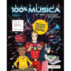 9789724758817 - 100% Música 5 - Educação Músical - Manual do Aluno
