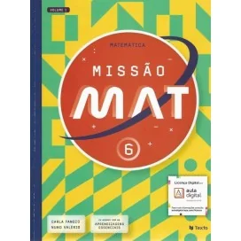 9789724757667 - Missão Mat 6 - Matemática - Manual do Aluno