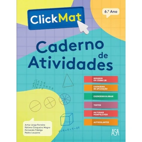 9789892356426 - ClickMat 6 - Matemática - Caderno de Atividades 9789892356426 - ClickMat 6 - Matemática - Caderno de Atividades