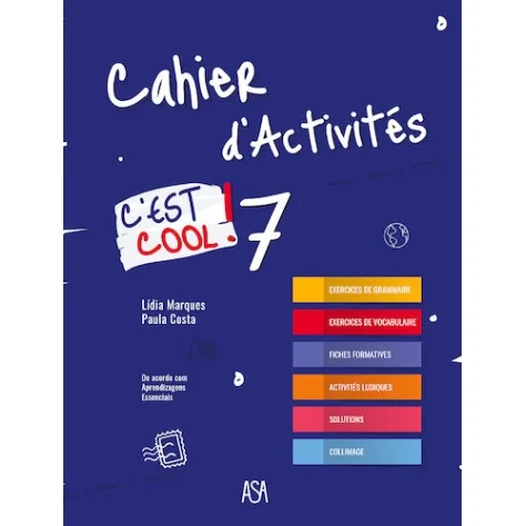 9789892349947 - C'est cool! 7 - Francês - Caderno de Atividades 9789892349947 - C'est cool! 7 - Francês - Caderno de Atividades