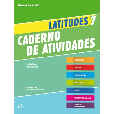 9789892349909 - Latitudes 7 - Geografia - Caderno de Atividades 9789892349909 - Latitudes 7 - Geografia - Caderno de Atividades