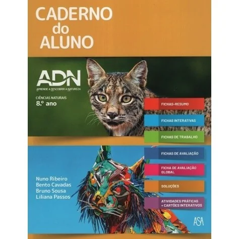 9789892352787 - ADN 8 - Ciências Naturais - Caderno de Atividades 9789892352787 - ADN 8 - Ciências Naturais - Caderno de Atividades