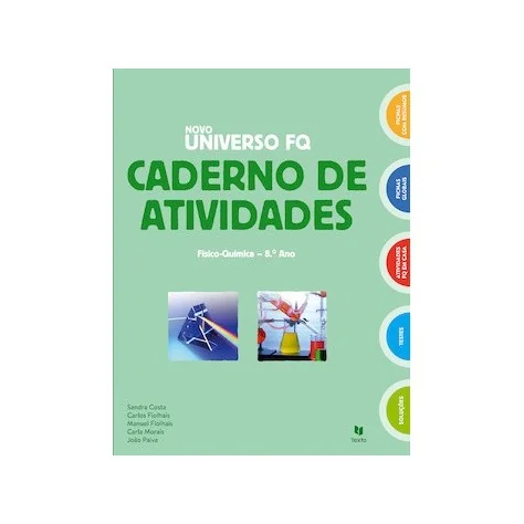 9789724756813 - NOVO Universo 8 - Físico-Química - Caderno de Atividades 9789724756813 - NOVO Universo 8 - Físico-Química - Caderno de Atividades
