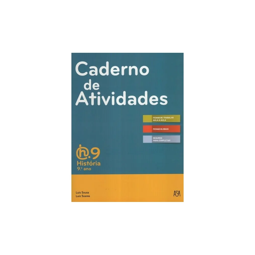 9789892356532 - H.9 - História - Caderno de Atividades