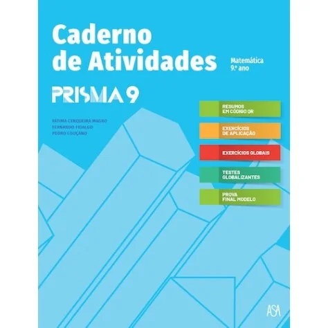 9789892360072 - Prisma 9 - Matemática - Caderno de Atividades