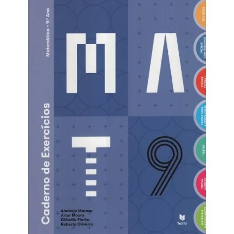 9789724758640 - MAT 9 Matemática - Caderno de Atividades 9789724758640 - MAT 9 Matemática - Caderno de Atividades