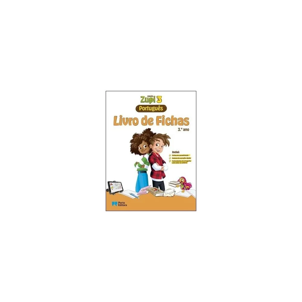 9789720112606 - MISSÃO Zupi - Português - 3.º Ano - Caderno de Atividades