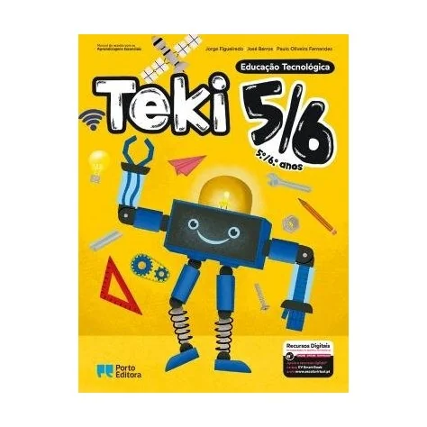 9789720207296 - Teki - Educação Tecnológica - 5.º/6.º Anos - Manual do Aluno 9789720207296 - Teki - Educação Tecnológica - 5.º/6.º Anos - Manual do Aluno