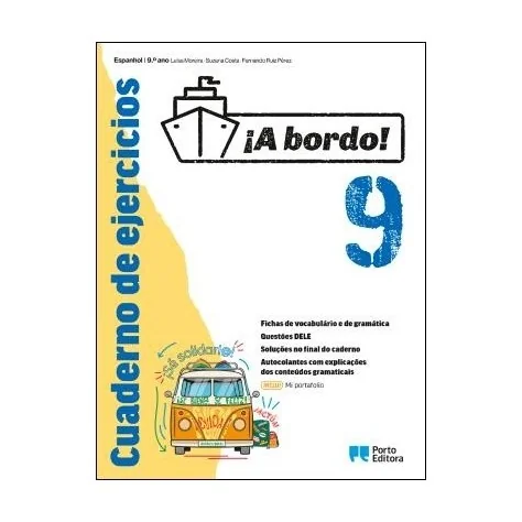 9789720313706 - ¡A bordo! - Espanhol - 9.º Ano Cuaderno de ejercicios/Mi portafolio - Caderno de Atividades 9789720313706 - ¡A bordo! - Espanhol - 9.º Ano Cuaderno de ejercicios/Mi portafolio - Caderno de Atividades