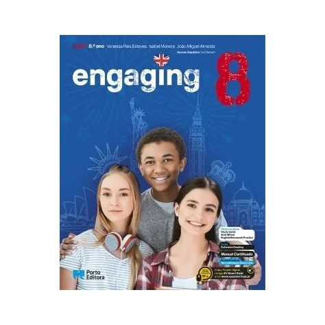 9789720316196 - Engaging 8 - Inglês - Manual do Aluno