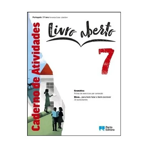 9789720317315 - Livro aberto 7 - Português - Caderno de Atividades 9789720317315 - Livro aberto 7 - Português - Caderno de Atividades