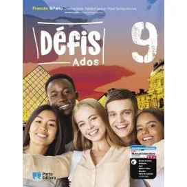 9789720318558 - Défis Ados 9 - Francês - Manual do Aluno