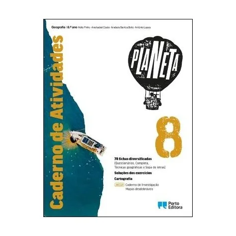 9789720320919 - PLANETA 8 - Geografia - Caderno de Atividades 9789720320919 - PLANETA 8 - Geografia - Caderno de Atividades
