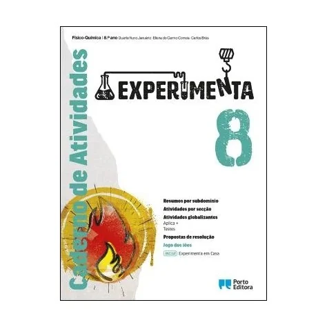9789720328083 - Experimenta 8 - Físico-Química - Caderno de Atividades 9789720328083 - Experimenta 8 - Físico-Química - Caderno de Atividades