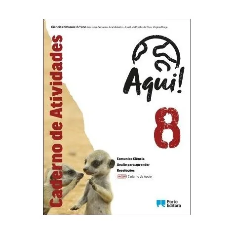 9789720329172 - Aqui! 8 - Ciências Naturais - Caderno de Atividades 9789720329172 - Aqui! 8 - Ciências Naturais - Caderno de Atividades